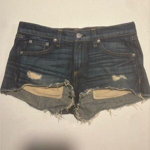 Distressed Denim Women Shorts